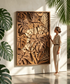 Arte Mural de Monstera