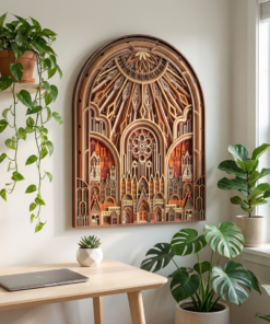 Catedral gótica en 3D