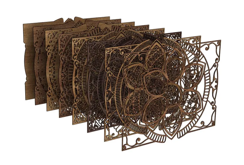 Decoración de pared mandalas