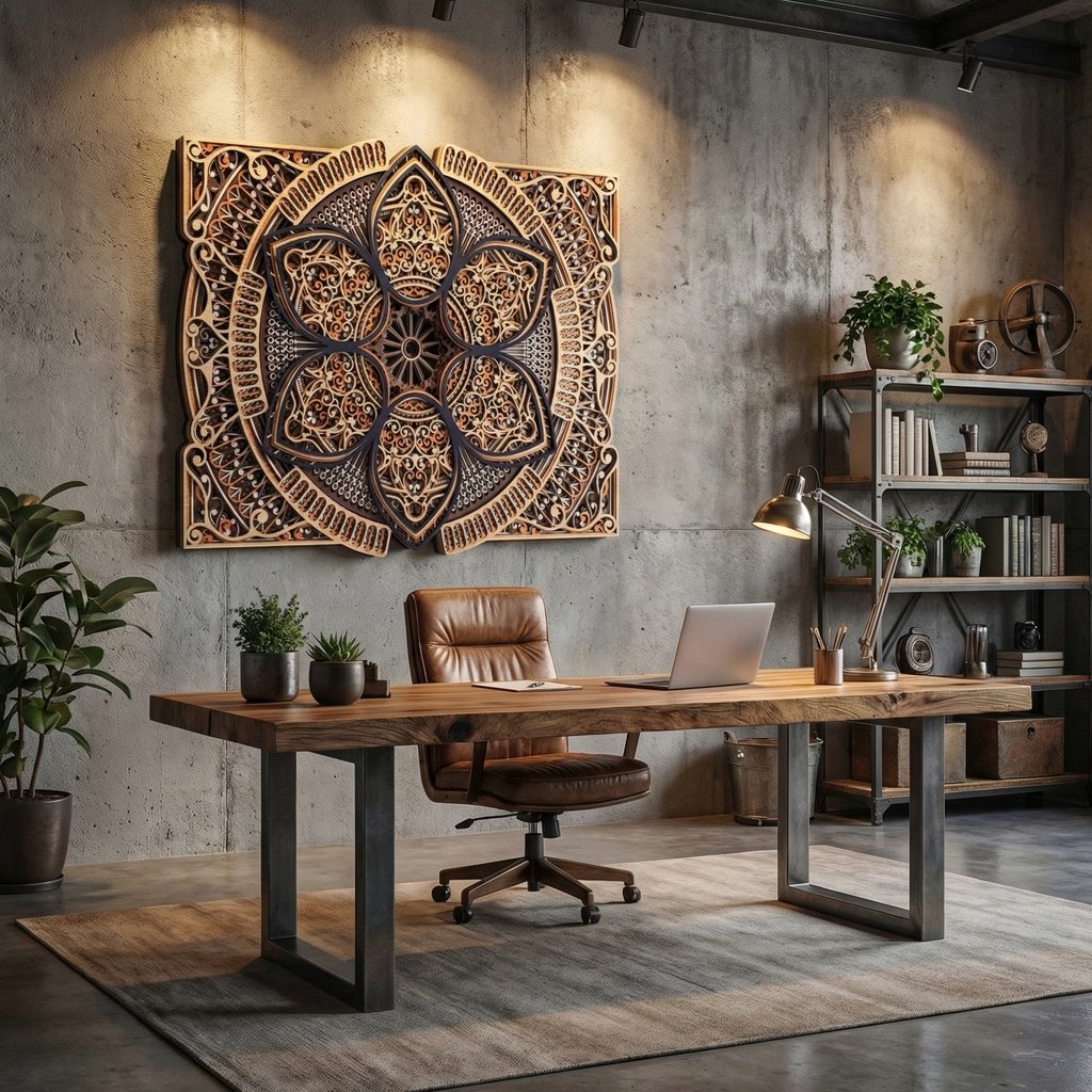 decoración mural oficina