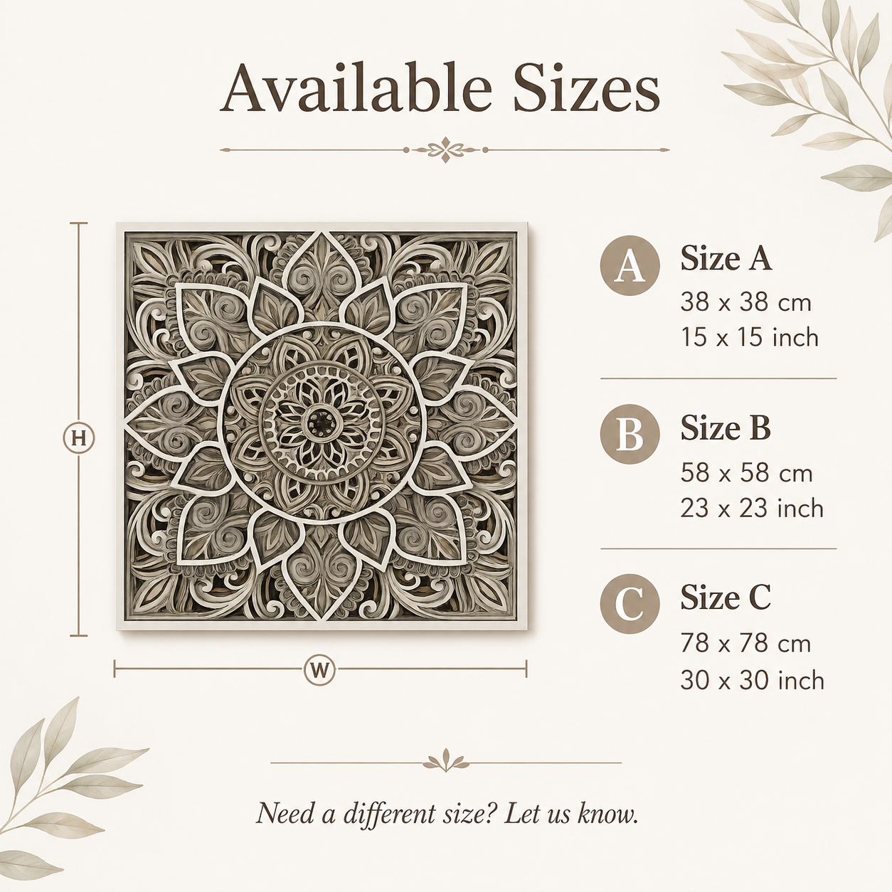 Ivory Serenity Mandala
