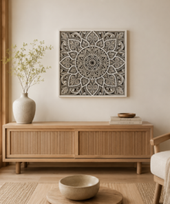Ivory Serenity Mandala