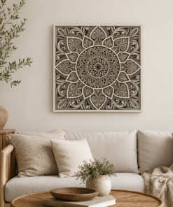 Ivory Serenity Mandala