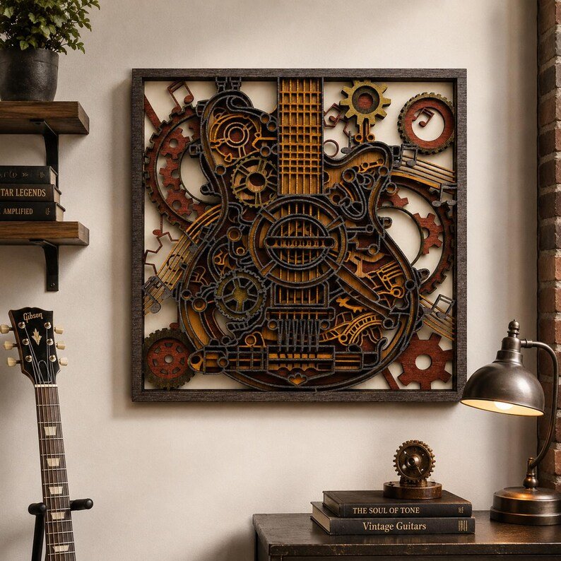 Clockwork Guitar Steampunk