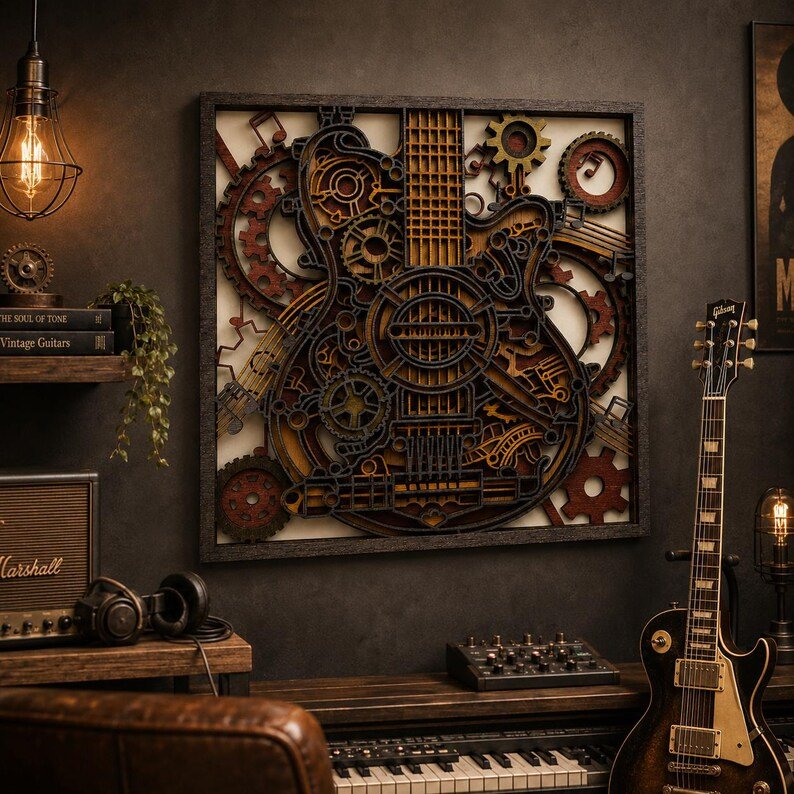 Clockwork Guitar Steampunk