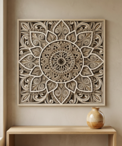 Ivory Serenity Mandala