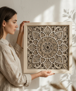 Ivory Serenity Mandala