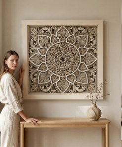 Ivory Serenity Mandala
