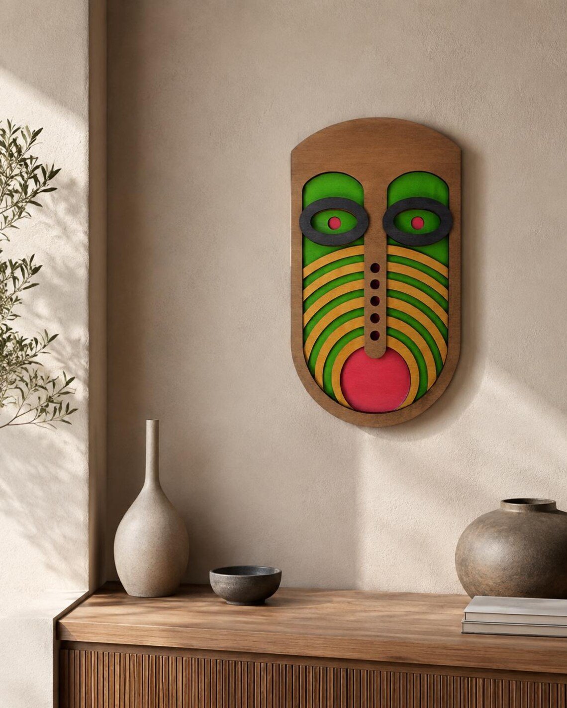 Savanna Rhythm Mask - Imagen 4