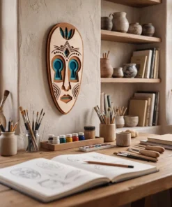 Alternative view of Savanna Spirit Mask