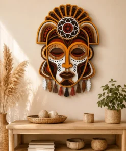 Tribal Sun Spirit Mask - Imagen 6