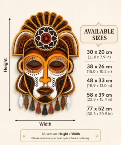 Tribal Sun Spirit Mask - Imagen 8