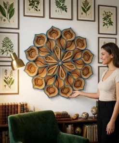 Golden Bloom Mandala