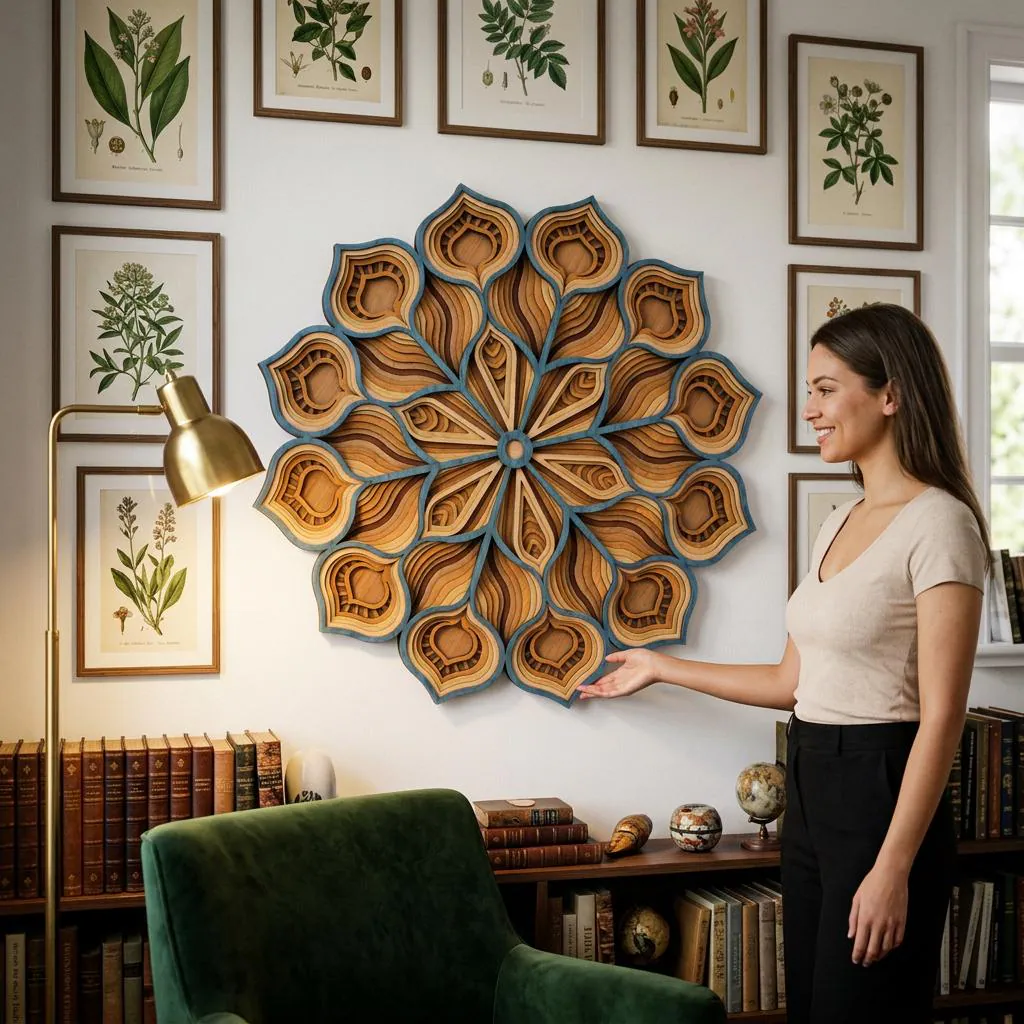 Golden Bloom Mandala